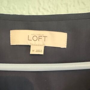 LOFT navy Blouse